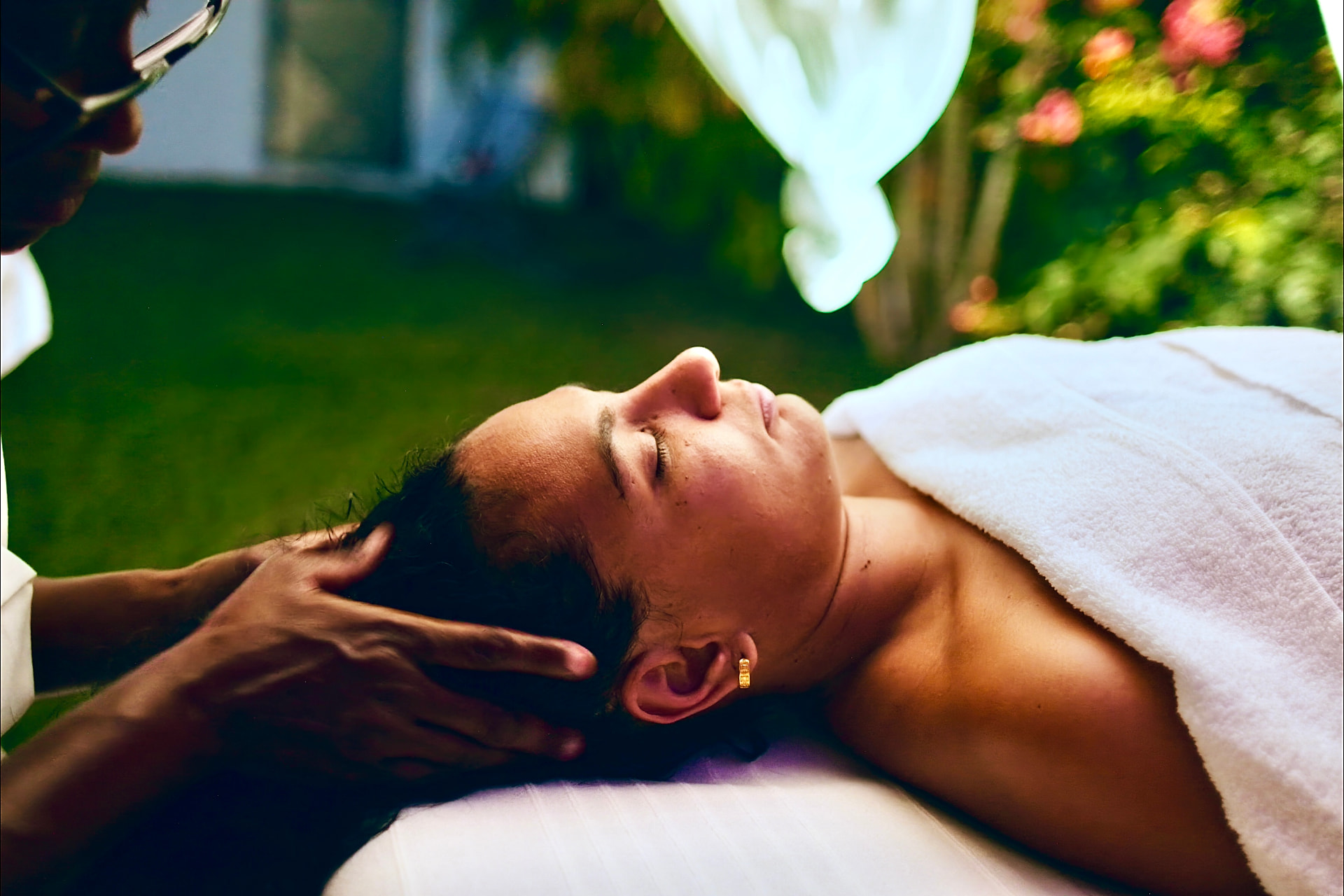 Massage capillaire